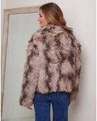 Manteau Fiola taupe