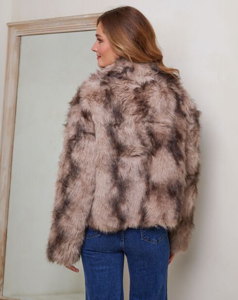 Manteau Fiola taupe