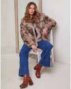 Manteau Fiola taupe