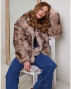 Manteau Fiola taupe