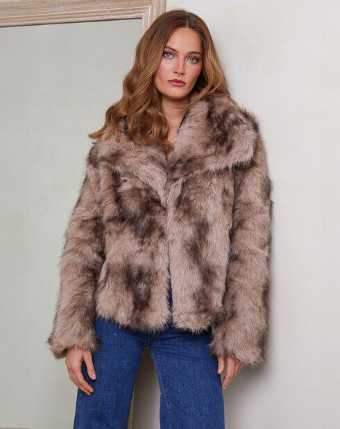 Manteau Fiola taupe