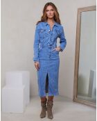 Robe Patcha bleu