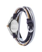 Montre Femme Filante marron/doré/argenté