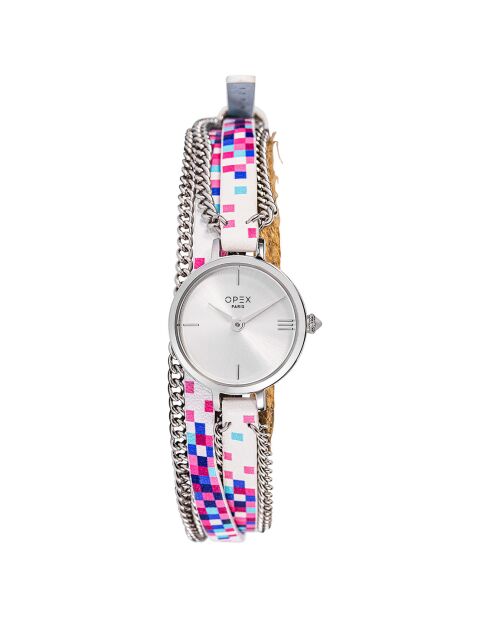 Montre Femme Mini Rotonde multicolore