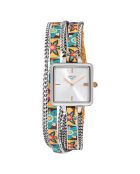 Montre Femme Mini Square multicolore
