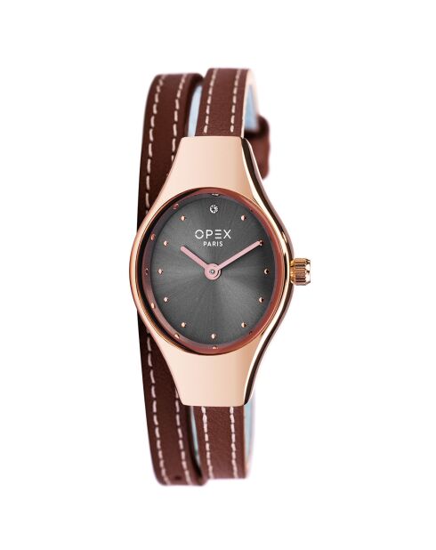 Montre Femme Filante marron
