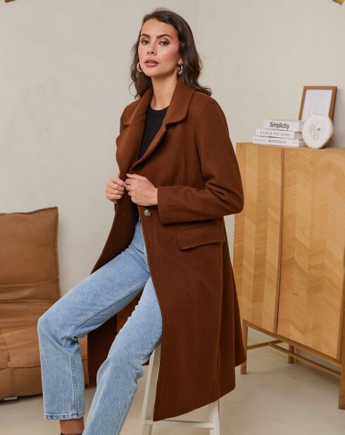 Manteau Bella chocolat