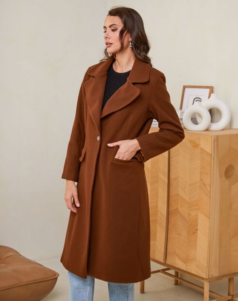 Manteau Bella chocolat