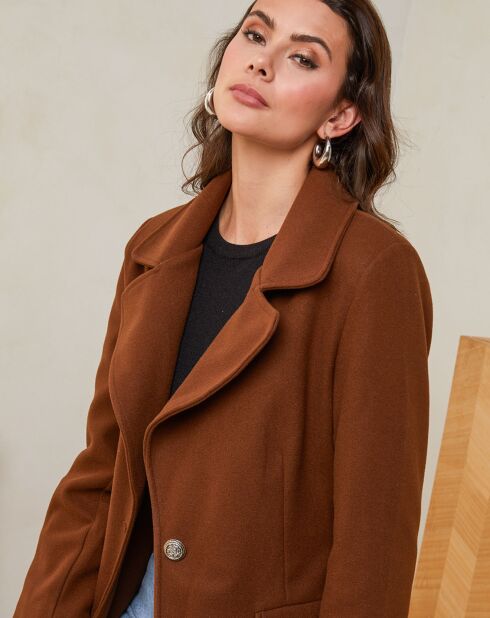 Manteau Bella chocolat