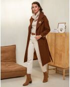 Manteau Caroline chocolat