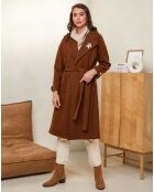 Manteau Caroline chocolat