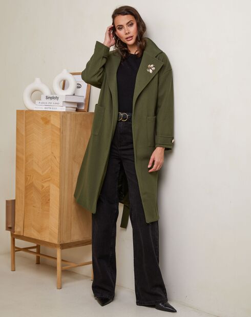 Manteau Caroline kaki