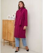 Manteau Carmen prune