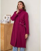 Manteau Carmen prune