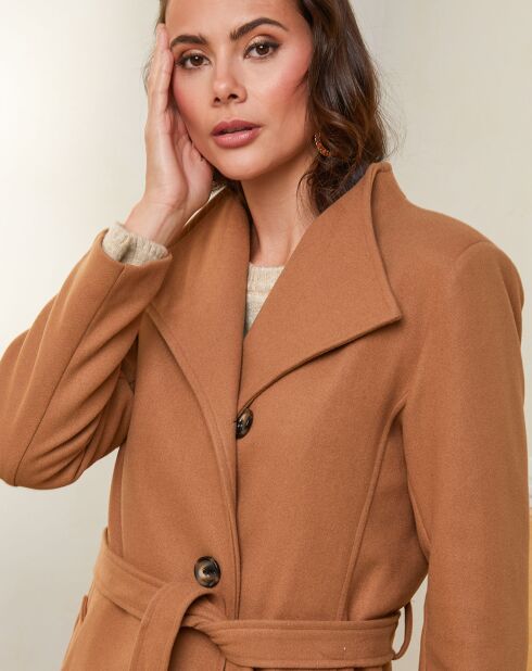 Manteau Anouk camel