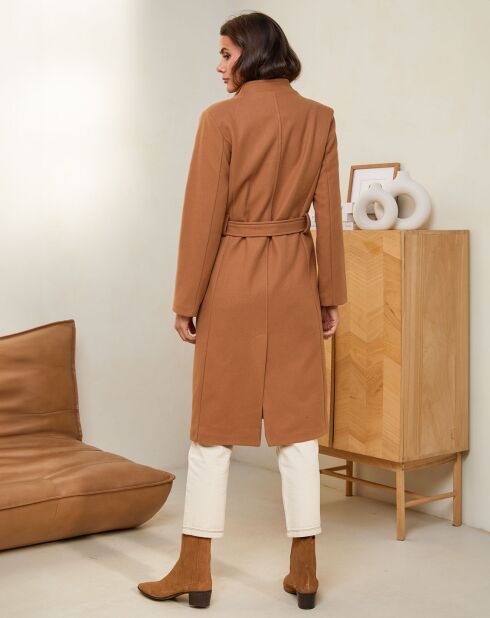 Manteau Anouk camel