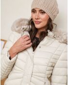 Doudoune Marine écrue