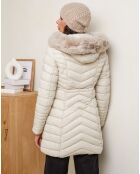 Doudoune Marine écrue