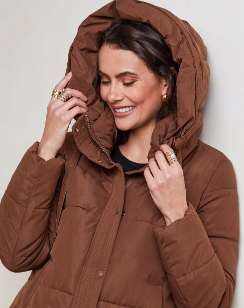 Doudoune Marine marron