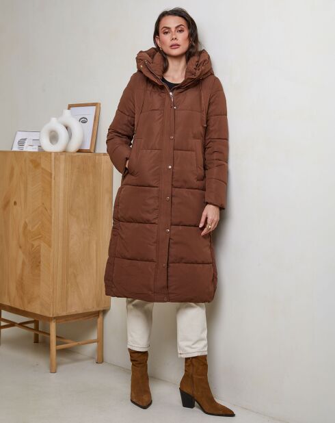 Doudoune Marine marron