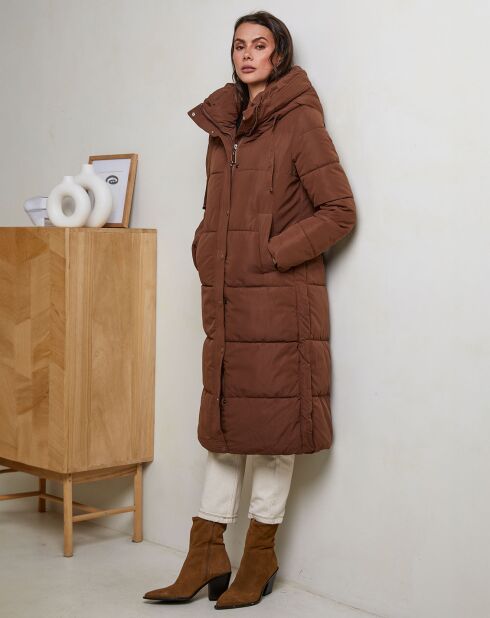 Doudoune Marine marron