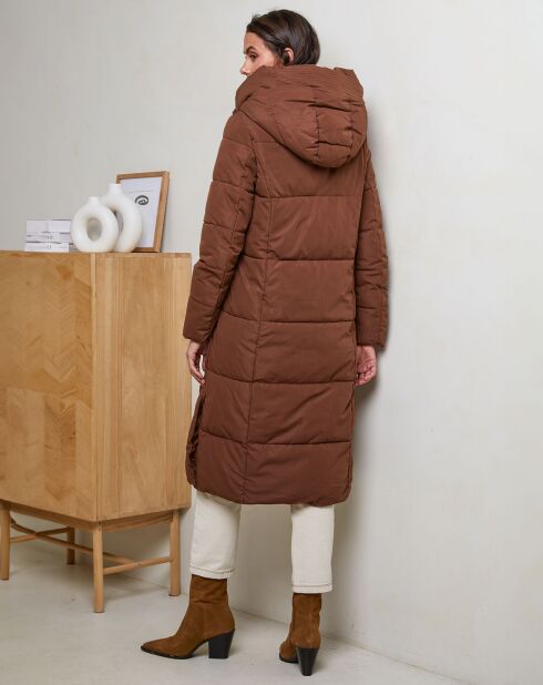 Doudoune Marine marron