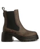 Chelsea boots  Caroline marron - Talon 6 cm