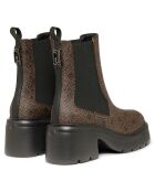 Chelsea boots  Caroline marron - Talon 6 cm
