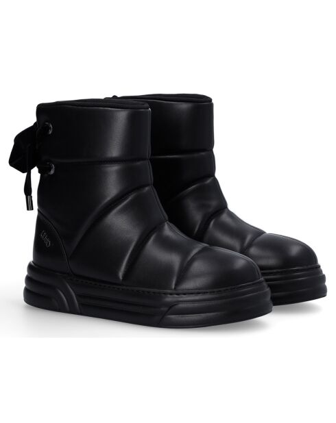 Boots Thaïs noires - Talon 6 cm