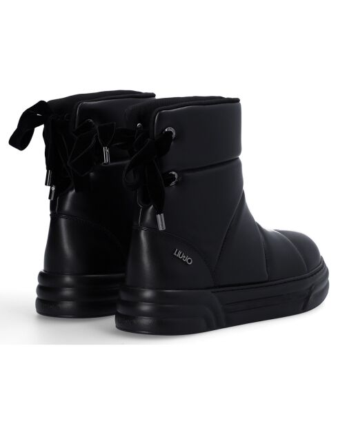 Boots Thaïs noires - Talon 6 cm