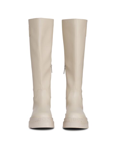 Bottes Nina  beiges - Talon 12 cm