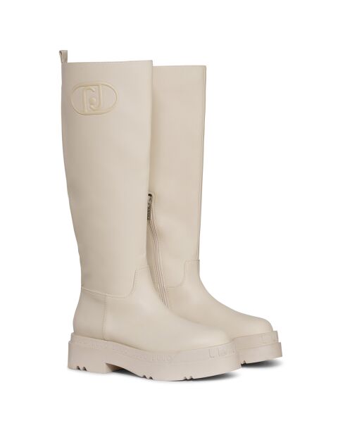 Bottes Nina  beiges - Talon 12 cm