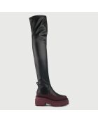 Bottes Rosie noir/rose