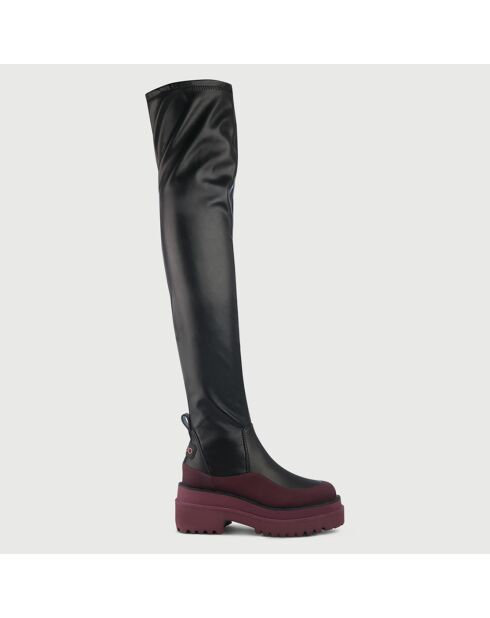 Bottes Rosie noir/rose