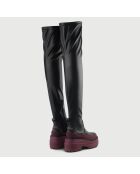 Bottes Rosie noir/rose