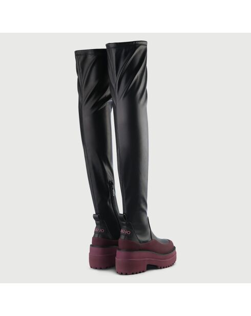 Bottes Rosie noir/rose