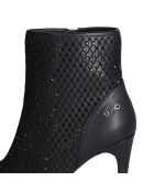 Bottines Violette  noires - Talon 9 cm