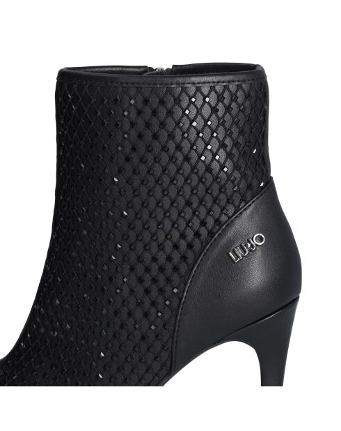 Bottines Violette  noires - Talon 9 cm