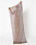Grauer Aventure-Schal aus 100% Wolle - 70x190 cm