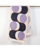 Foulard 100% Laine Nymphe bleu marine - 60x190 cm