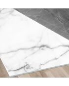 4 Sets de table Marbre géométrie 2 gris - 30x45 cm