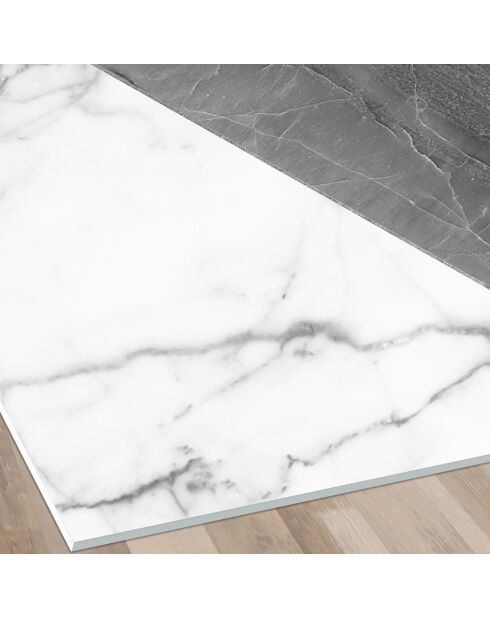 4 Sets de table Marbre géométrie 2 gris - 30x45 cm