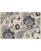 4 Sets de table Oiseau et papillon multicolores - 30x45 cm