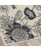 4 Sets de table Oiseau et papillon multicolores - 30x45 cm