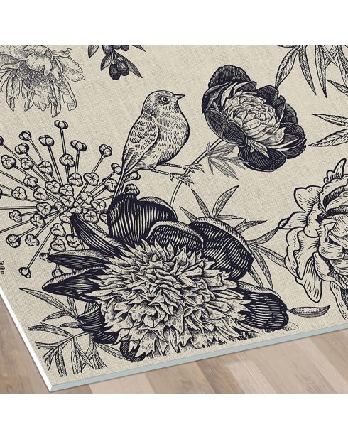 4 Sets de table Oiseau et papillon multicolores - 30x45 cm