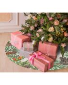 Base de sapin de Noël en vinyle Bosque multicolore - D.90 cm