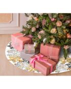 Base de sapin de Noël en vinyle Magia multicolore - D.90 cm