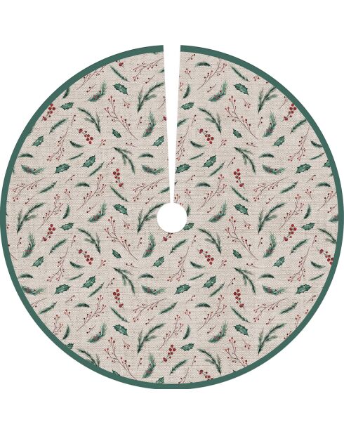 Base de sapin de Noël en vinyle Evergreen multicolore - D.90 cm