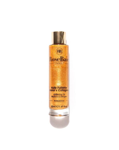 L'huile pailletée au Monoï et au collagène - 50 ml