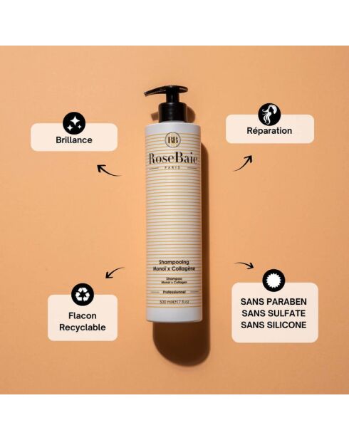 Shampoo met monoï en collageen - 500 ml